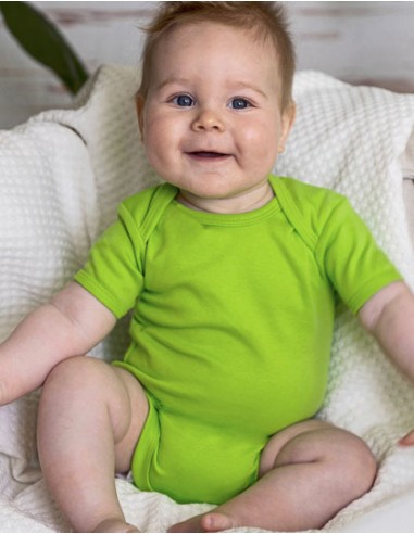 LIN-12001-1120-Organic Baby Bodysuit Short Sleeve Bailey 01